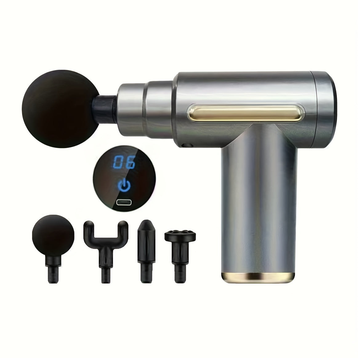Portable Muscle Massage Gun with High-Torque Motor Design