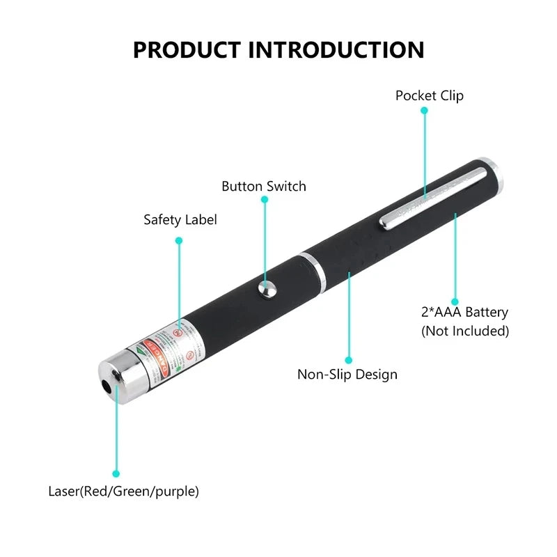 Laser Pointer With Three Color Projection
