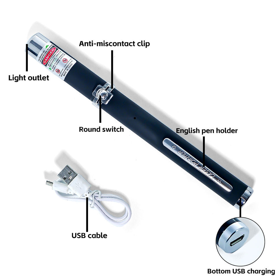 Rechargeable Green Laser Pointer