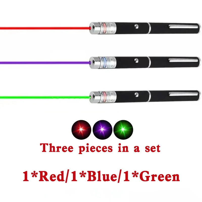 Laser Pointer With Three Color Projection