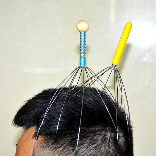 Scalp Massagers With 12 Claws Handheld Head Massage